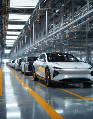 上海现代工厂风光