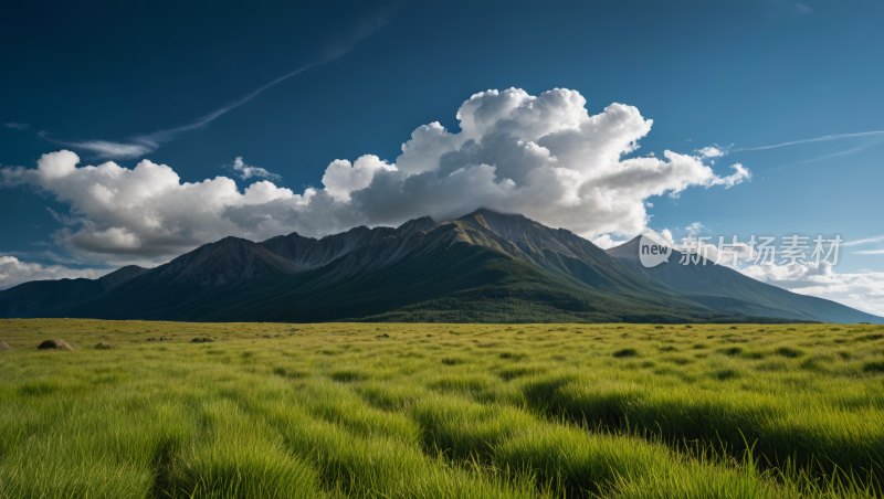 一座大高山清风景图片