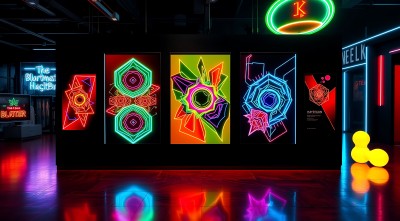霓虹艺术展色彩与几何的碰撞 霓虹艺术展色彩与几何的碰撞