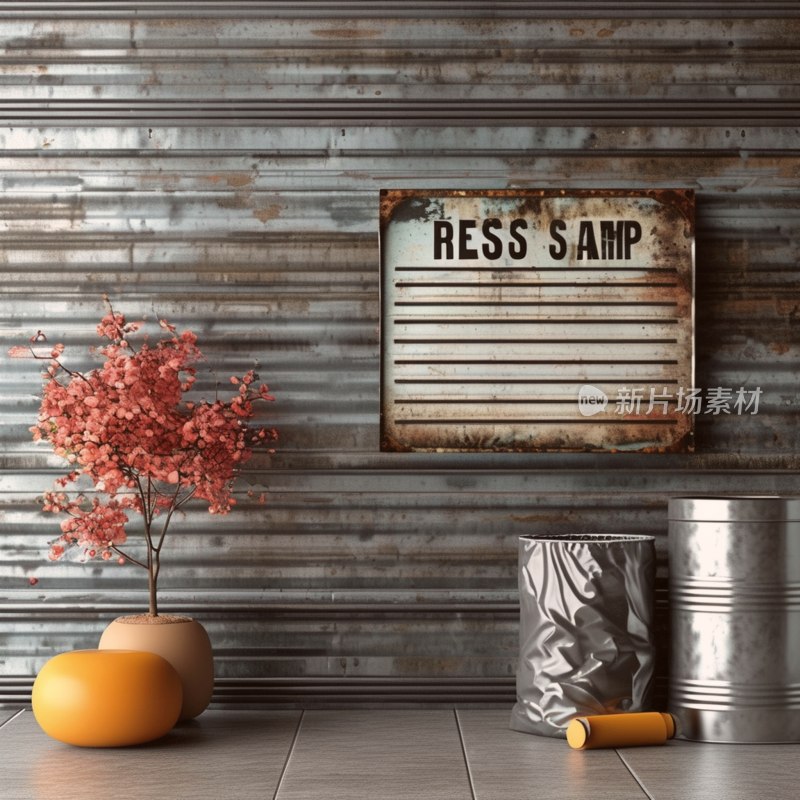 复古锌风格销售标志