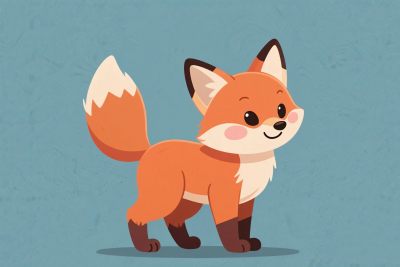 可爱卡通狐狸插画 可爱卡通狐狸插画