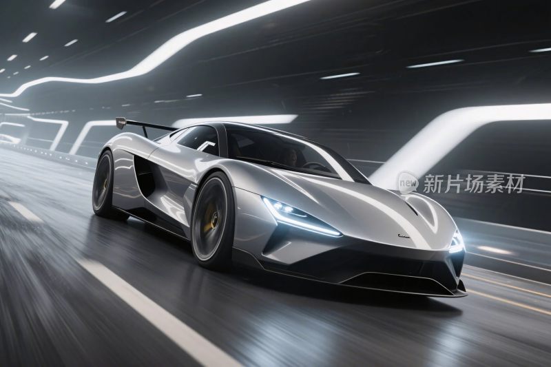 未来科技风格跑车