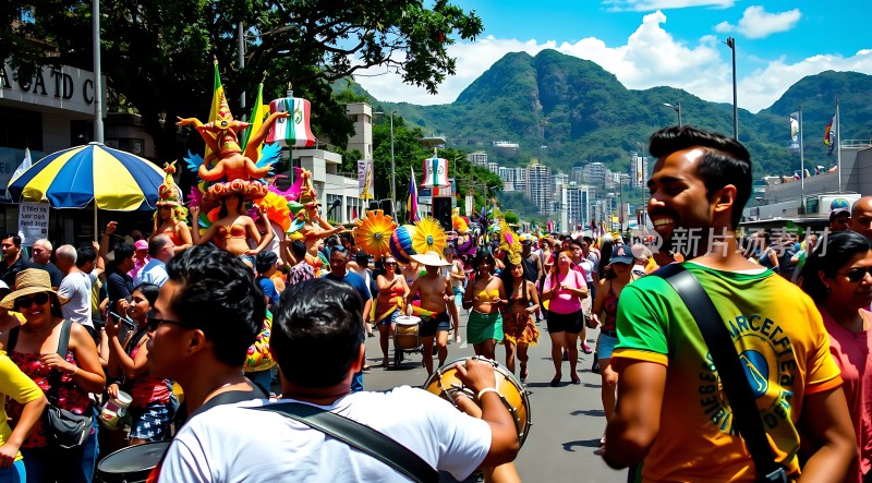 狂欢节上的欢乐时光