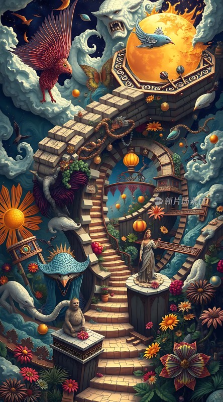 梦幻阶梯上的奇幻之旅