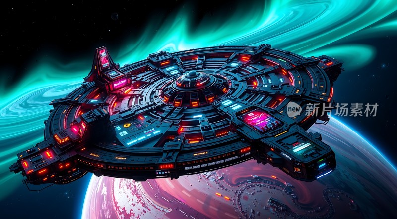 星际飞船探索未知宇宙