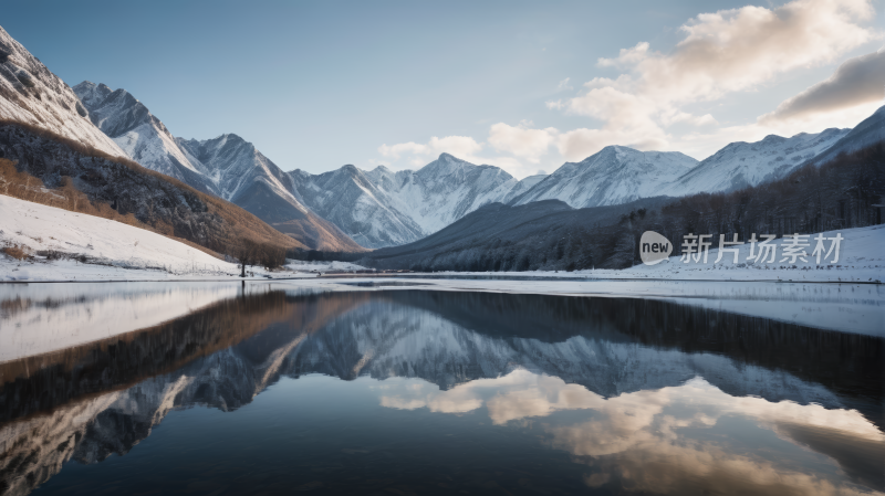 一座山脉高清风景图片