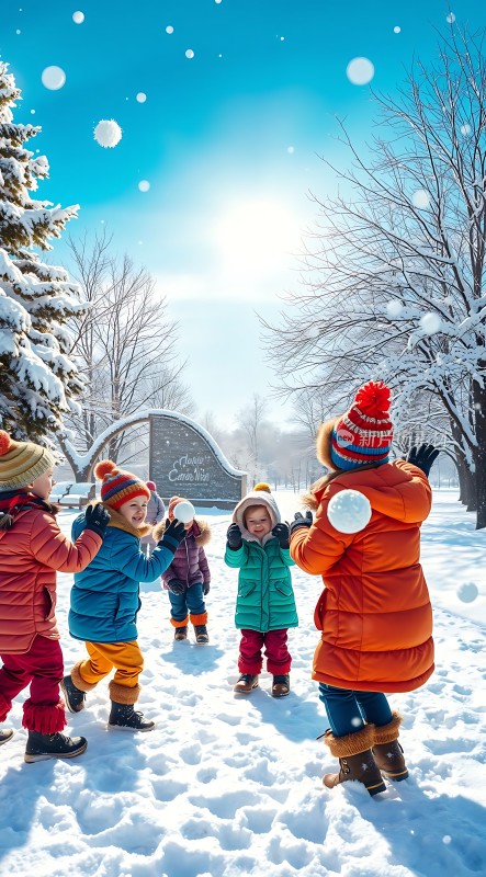 雪地里的欢乐时光