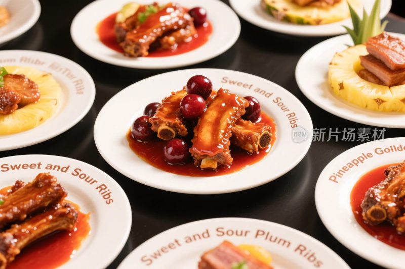 美食菜品陈列展示