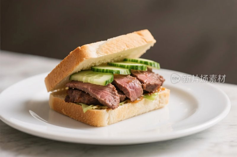 美味三明治展示