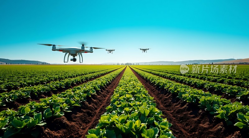 无人机监测农田生长状况