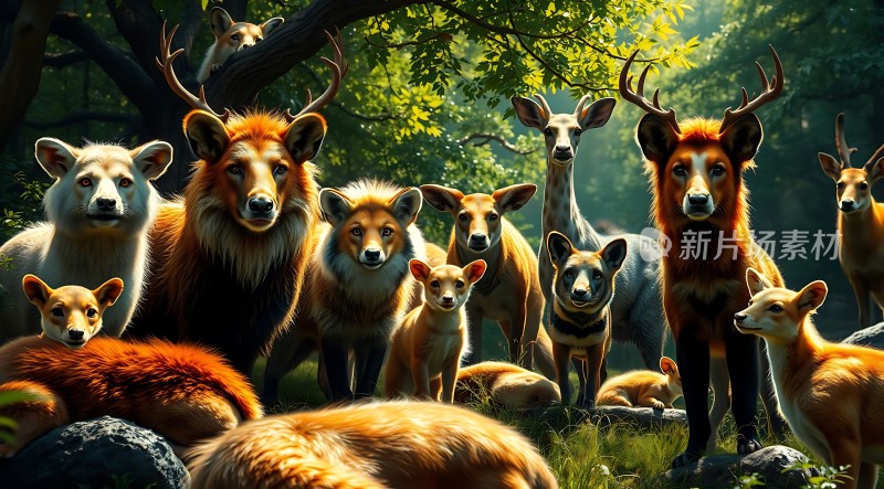 森林里的和谐共处