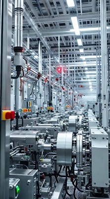 现代工厂生产线 现代工厂生产线