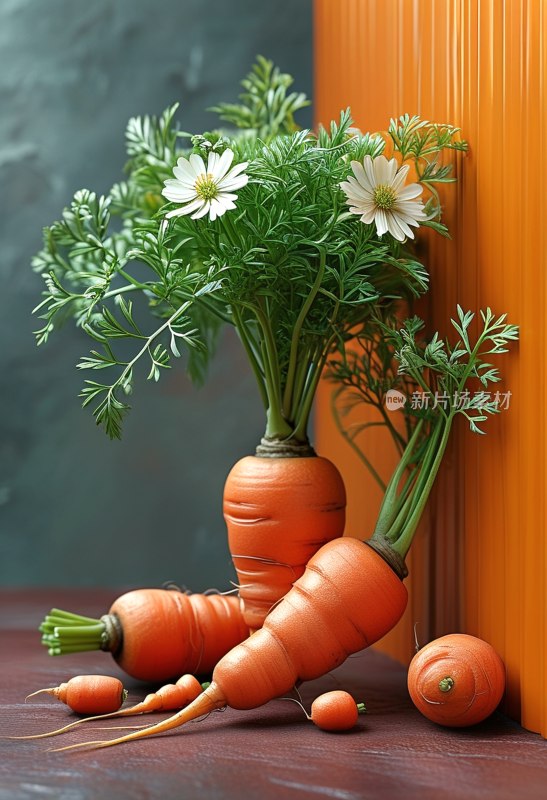 野生胡萝卜特写