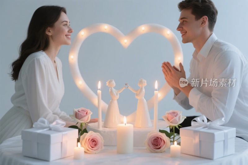 情侣浪漫场景布置