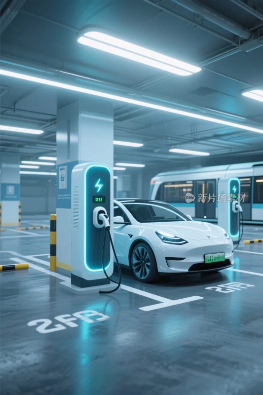 停车场新能源汽车充电场景