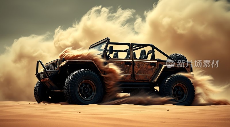 越野狂飙沙尘滚滚