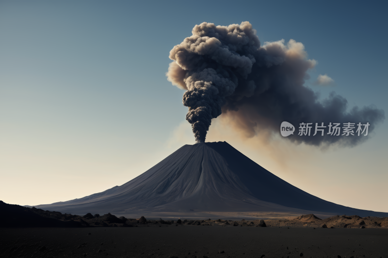 山里冒出一大股烟雾风光风景图片