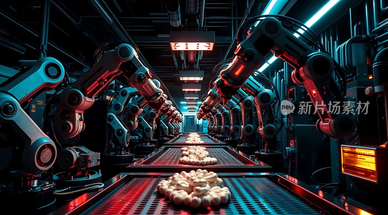 未来工厂智能机器人生产线