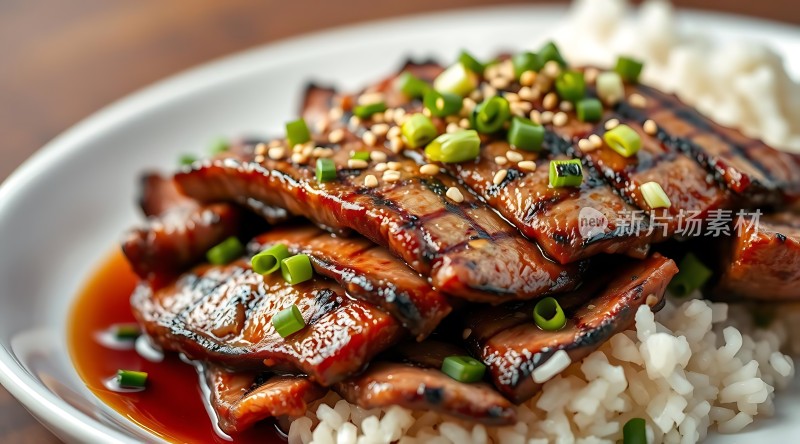 香喷喷烤肉盖浇饭