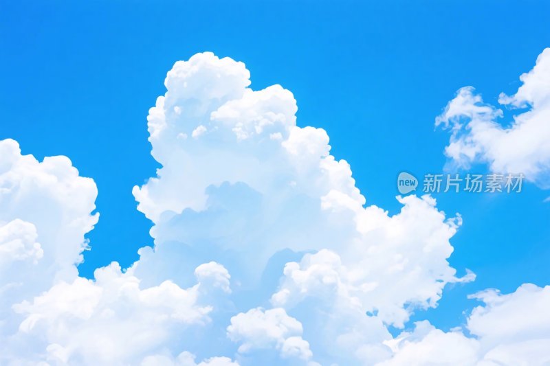 蓝天白云风景图