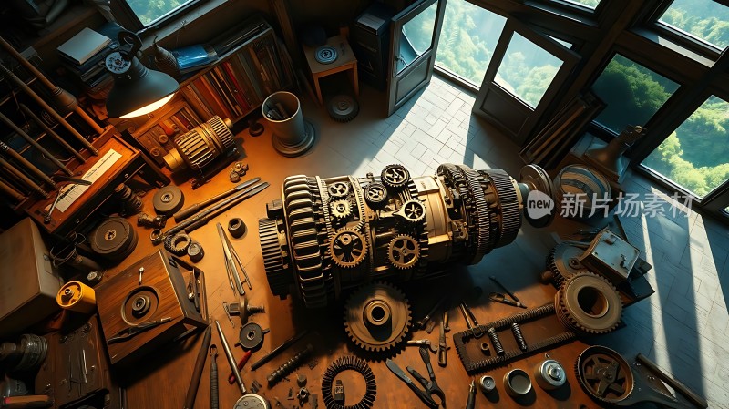 机械车间里的创意世界