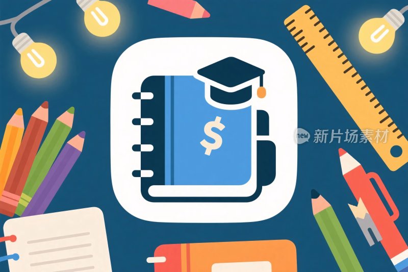 学习教育主题插画