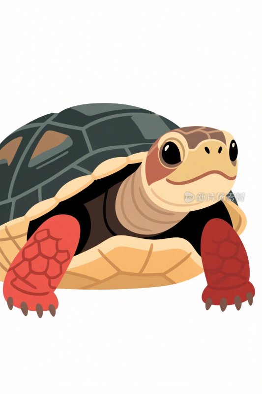 卡通乌龟插画