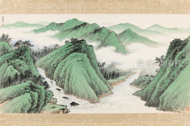 中国传统山水国画