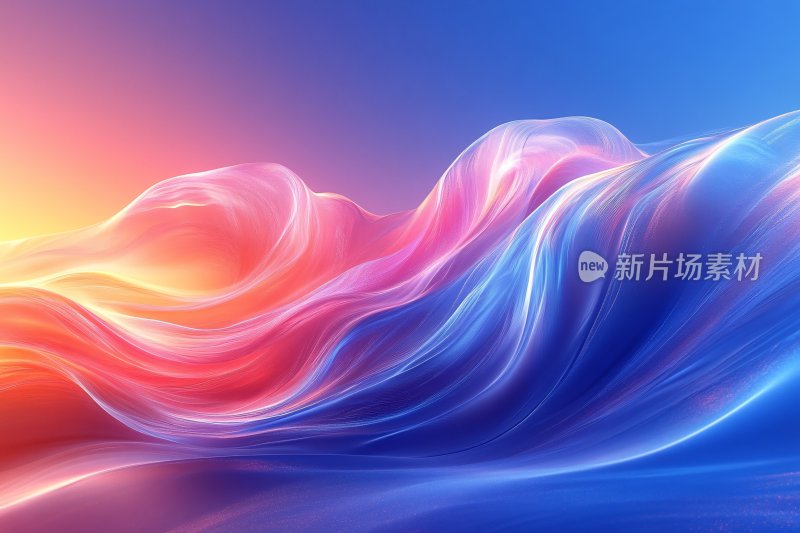 绚丽多彩流体渐变背景图