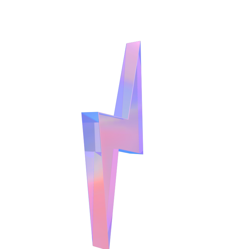 4K赛博朋克闪电 综艺节目元素闪烁对话框