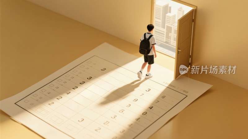 试卷上的求学之路，学生教育成长高考