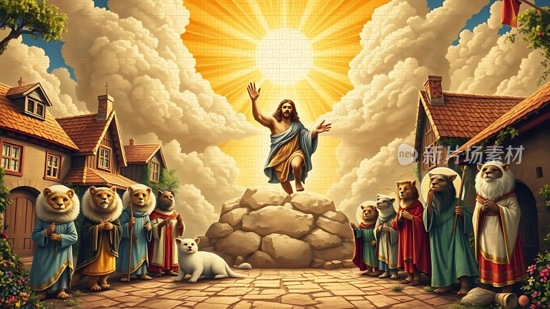 耶稣升天动物见证奇迹