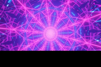 科幻光效艺术插画