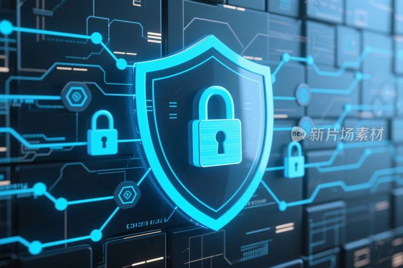 数字安全科技盾牌