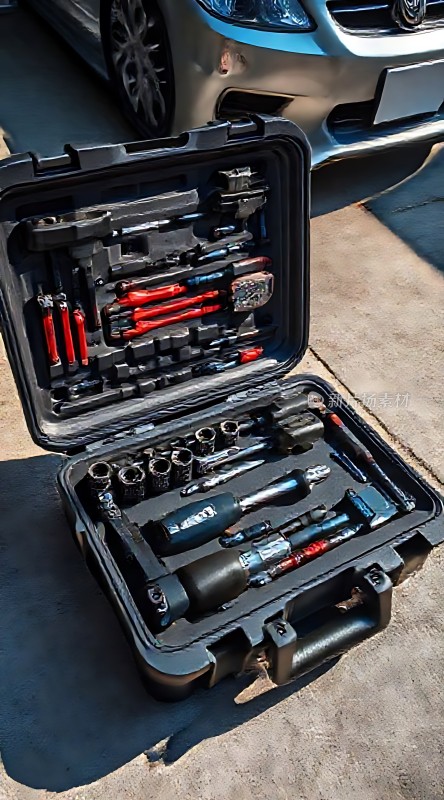 汽车维修工具箱展示