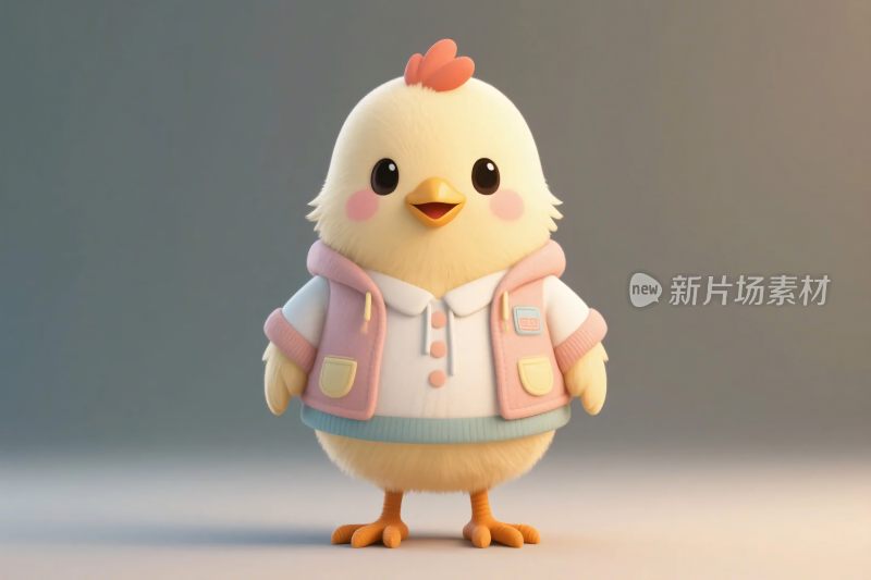 卡通小鸡形象