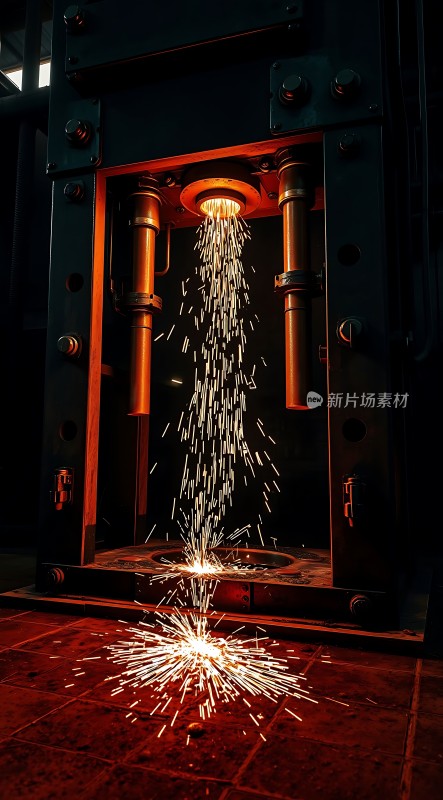 锻造火花四溅