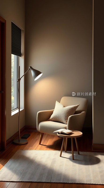 温馨角落舒适阅读时光