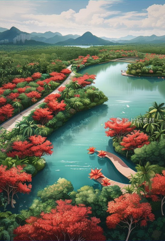 海南红树林风光