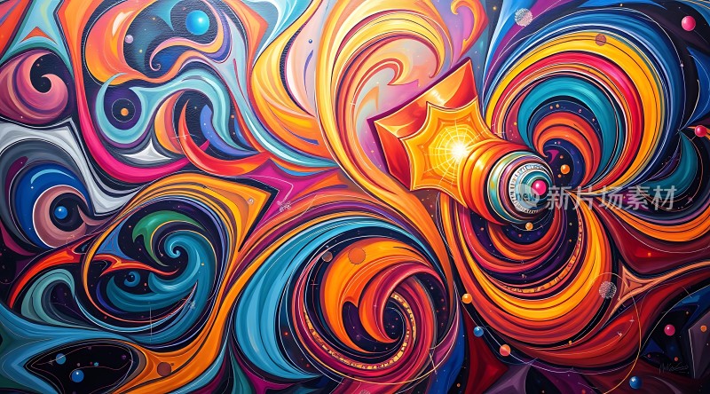 炫彩漩涡