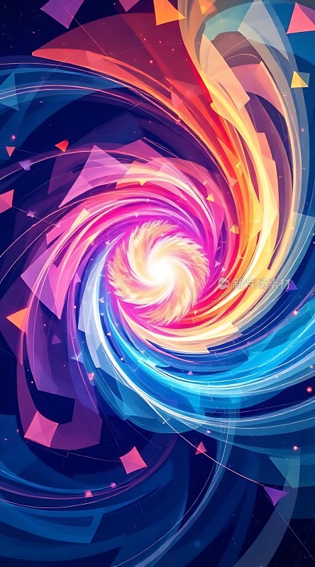 彩色漩涡