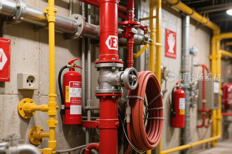消防管道与灭火器设施