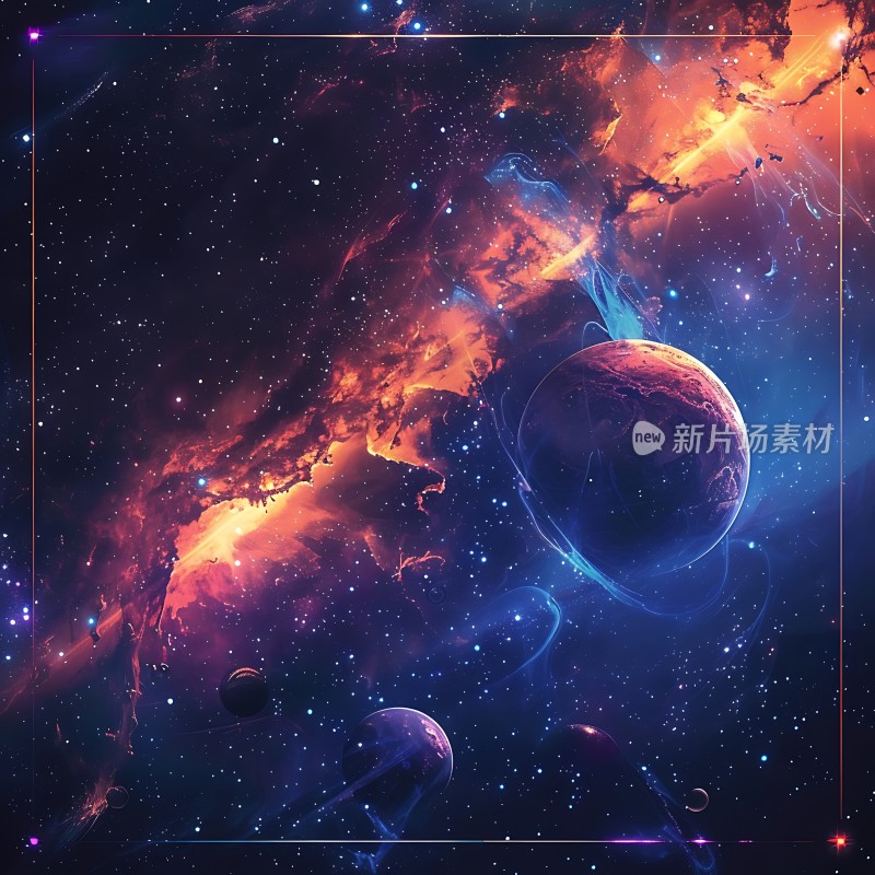 宇宙奇观星云与行星