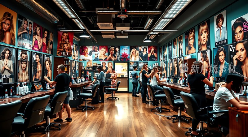 时尚发廊潮流与艺术的交汇之地