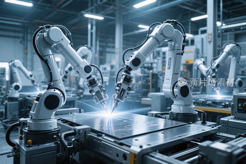 工业机械臂自动生产场景