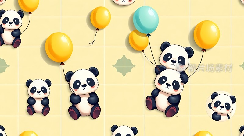 熊猫气球欢乐派对