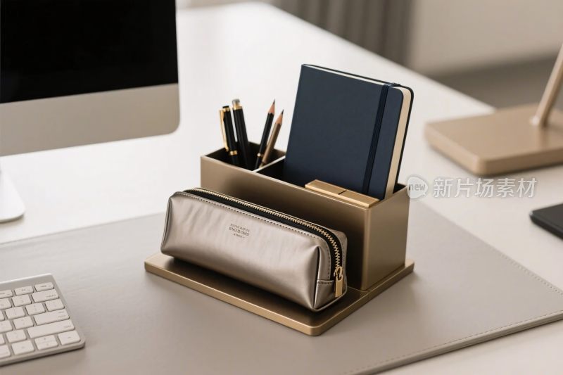 办公桌面文具收纳