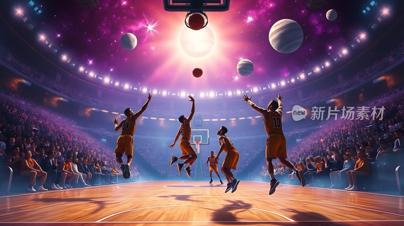 篮球赛新片场素材
