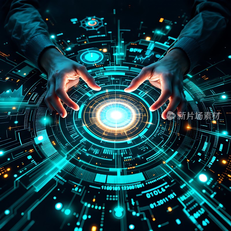 科技之手掌控未来世界