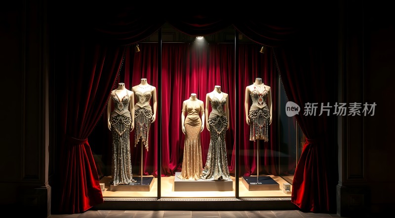新品发布华丽礼服展示